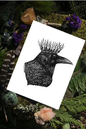 Holly Queen - Raven Fine Art Print