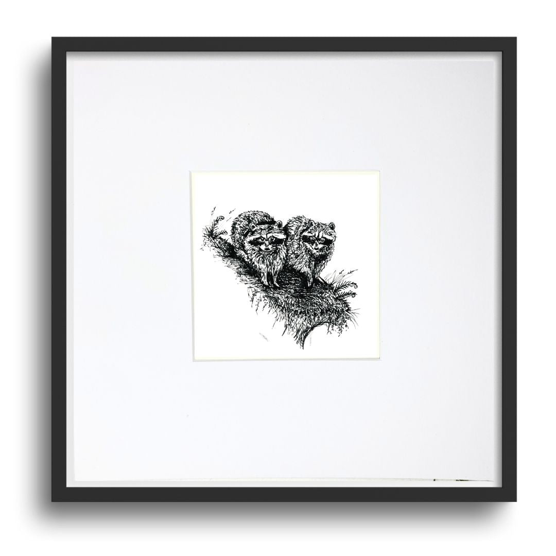 Kenna and McCord- Original Pen & Ink Illustration