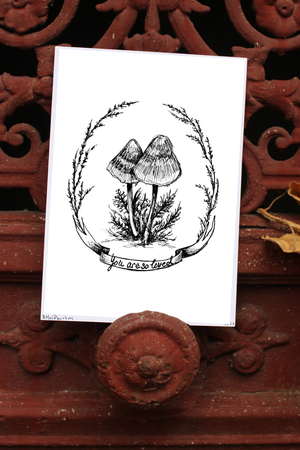'You Are So Loved' Mushroom Illustration- FREE PDF Printable