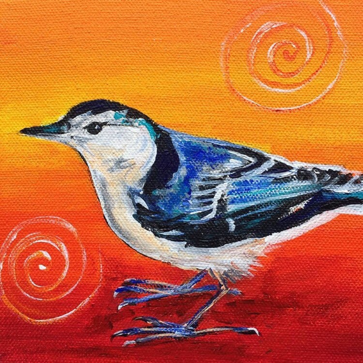 Nuthatch- Original Painting